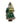 6.5" Emerald Woodland Santa Ornament