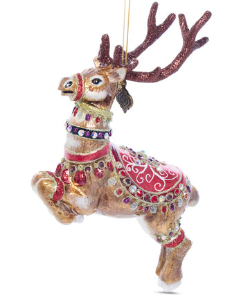 Dancer Glass Ornament