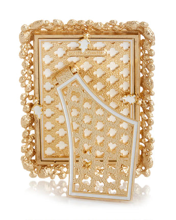 Emery Bejeweled Frame-White Opal