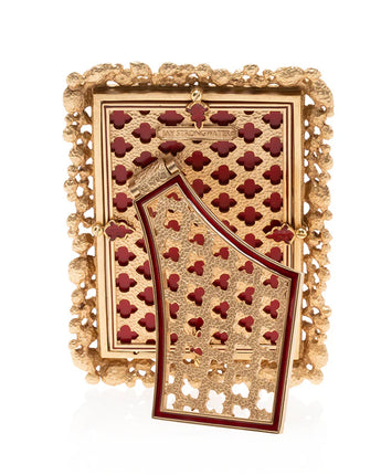 Emery Bejeweled Frame-Ruby