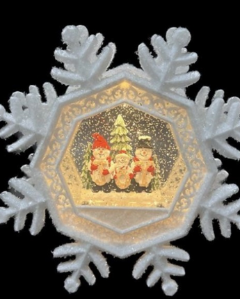 Snowflake Water Globe 9.5"