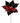 22" Red & Black Velvet Poinsettia