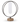18.25" Glass Test Tube Vase in Round Metal Frame with Wood Base