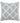 20" Square Light Blue & White Quatrefoil Embroidered Pillow