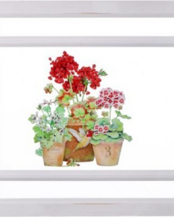 15"x19" Acrylic Floral Wall Art