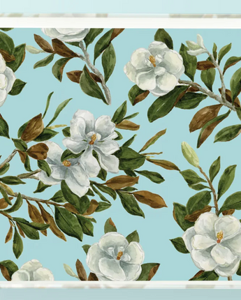 Magnolia Branch Acrylic Tray