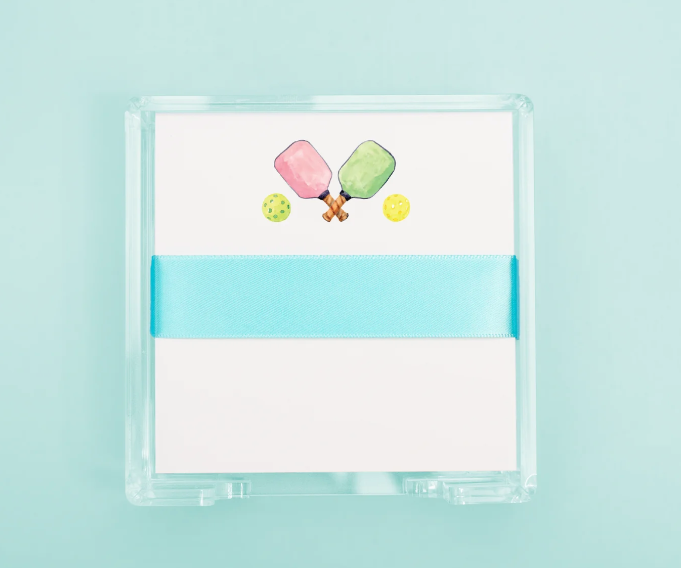 Picklball Notepad Pickleball Notepad with Acrylic Holder – Holidays in Bloom
