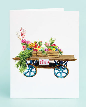Floral Cart Card
