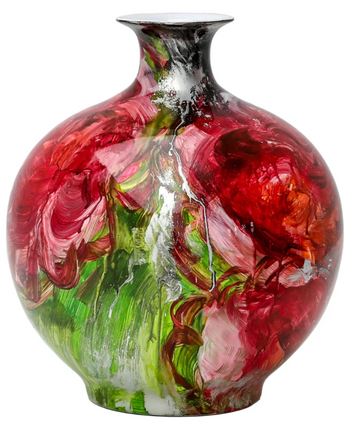 15" Handpainted Bottle