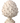 6" Resin Weathered Artichoke Pedestal