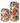 Iron Peach Orchard Vase (Sold Separately)