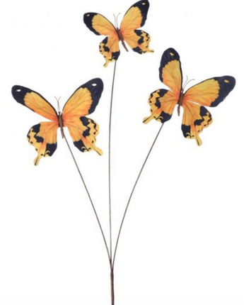 28" Grand Summer Butterfly Spray