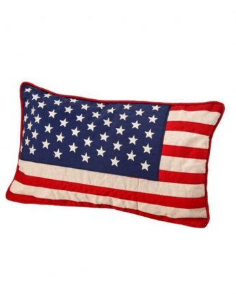12" x 22" American Flag Lumbar Pillow