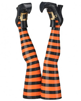 19" Resin Witches Legs