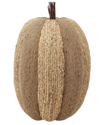 27" Rattan Natural Pumpkin