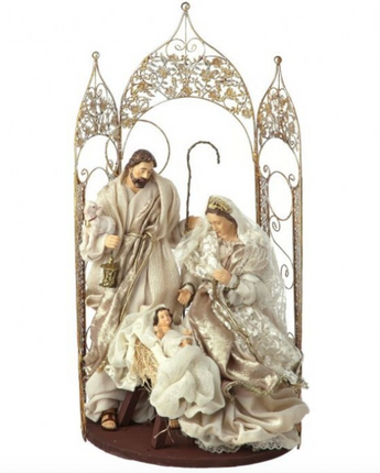 22" Holy Family with Cathedral