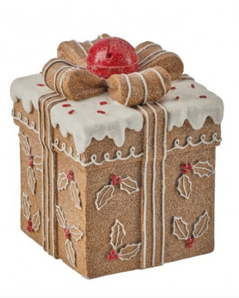 8.5" Resin Gingerbread Sweets Box