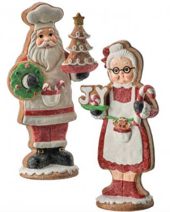 Resin Santa/Mrs. Claus Sweets (Sold Separately)