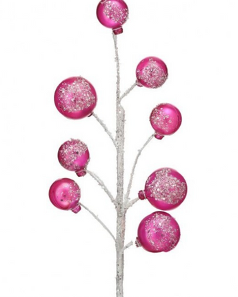 16" Iridescent Bubble Spray with Snow (Sold Separately)