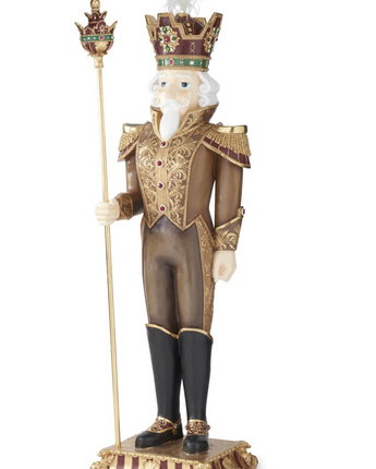 65" Jeweled Soldier with Staff (Not Eligible for Shipping)