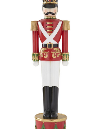 72" Resin Toy Soldier on Drum (Not Eligible for Shipping)