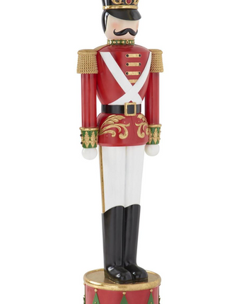 72" Resin Toy Soldier on Drum (Not Eligible for Shipping)