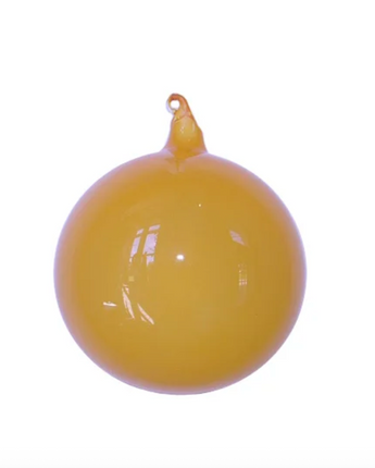 120mm Yellow Bubblegum Glass Ball