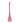 9" Light Pink Bubblegum Glass Teardrop Finial