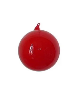 120mm Classic Red Bubblegum Glass Ball