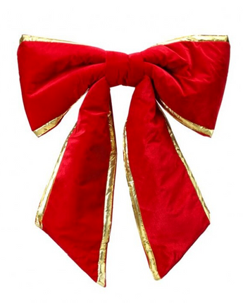 48" Outdoor Padded Velvet Bow