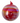 120mm Classic Red Pearl Glass Ball