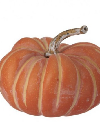 Vintage Latex Round Pumpkin 9"