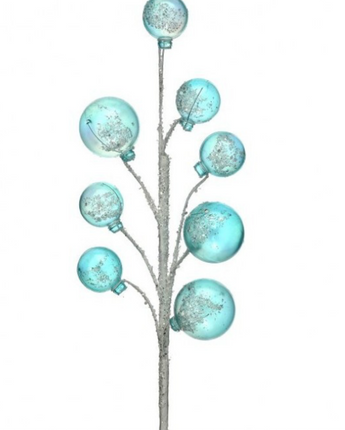 16" Iridescent Bubble Spray with Snow (Sold Separately)