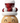 10" Mr & Mrs. Claus Face Ornament (Sold Separately)