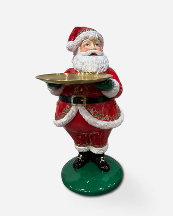 24" Santa with Tray