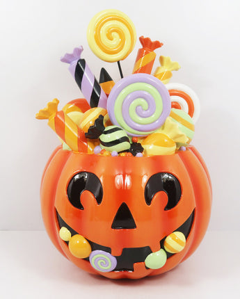 17" Pumpkin Candy Display