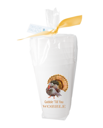 Gobble Turkey Frosted Cup