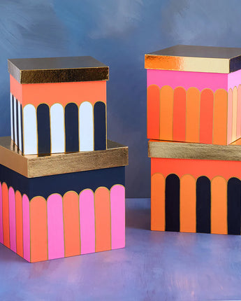 Scalloped Halloween Boxes (Sold Separately)