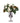 14" Magnolia in Striped Vase