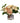 12" Mixed Roses in Glass Vase