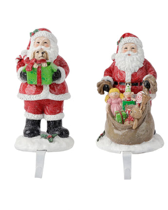 8" Santa Stocking Holder (Sold Separately)