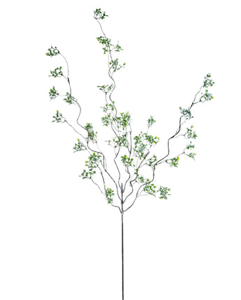 41" Green Icy Boxwood Branch