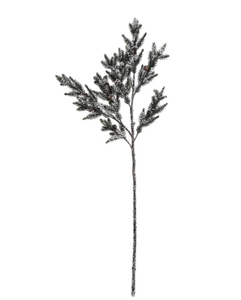 48" Green Angel Pine Branch with Ice