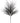 24" Black Glittered Pine Spray