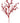 19" Red Glittered Branch