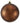 Shiny Chocolate Brown Smooth Ball (Sold Separately)