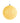 Yellow Iridescent Glittered Ball (Sold Separately)