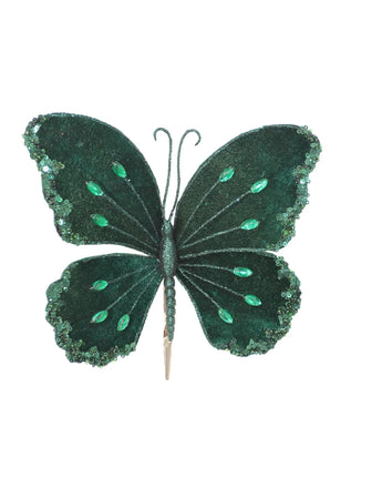 8.5" Green Butterfly