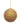 150mm Gold Crystal Studded Ball