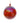 120mm Golden Teak Iridescent Ball